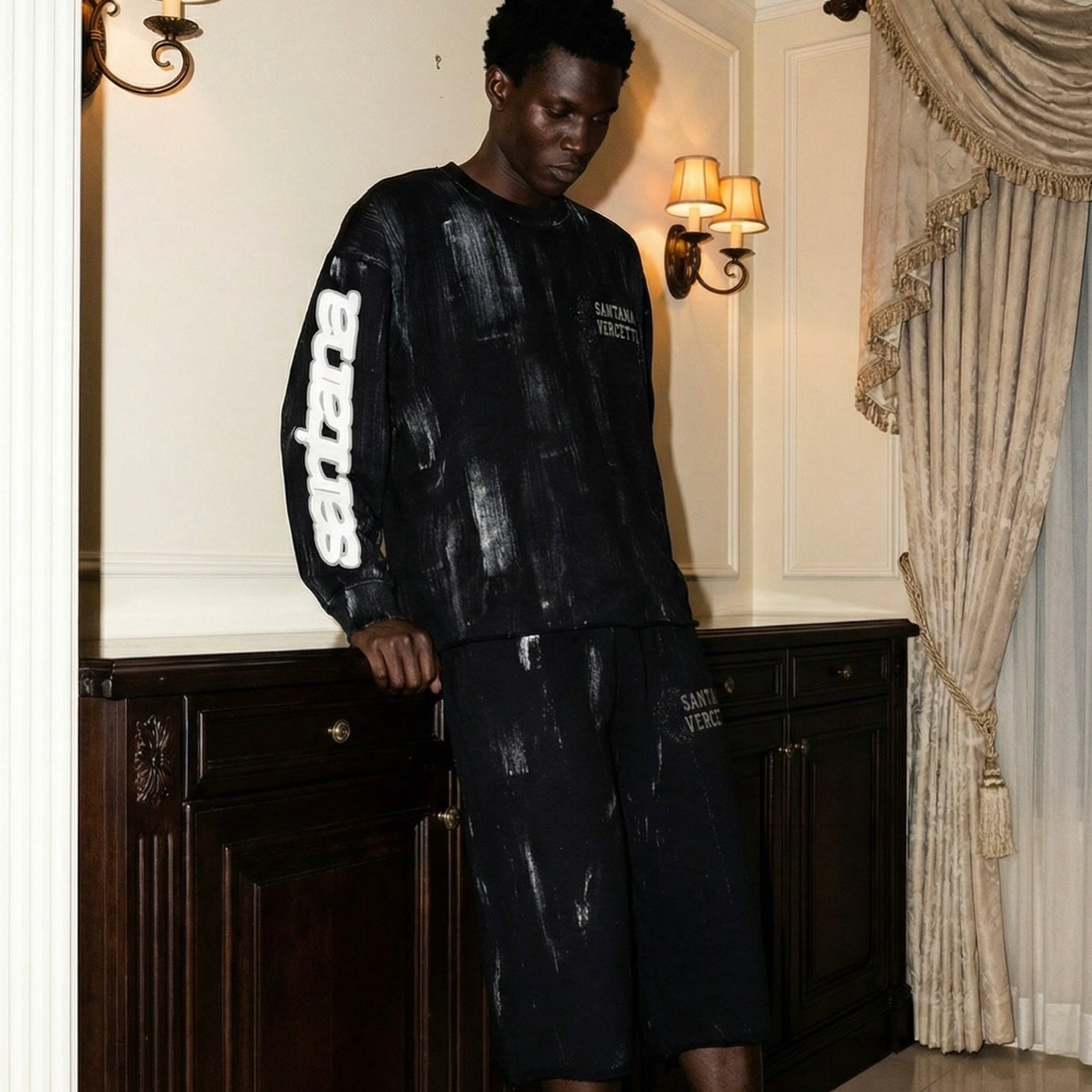 Hand Paint Long Sleeve Shirt