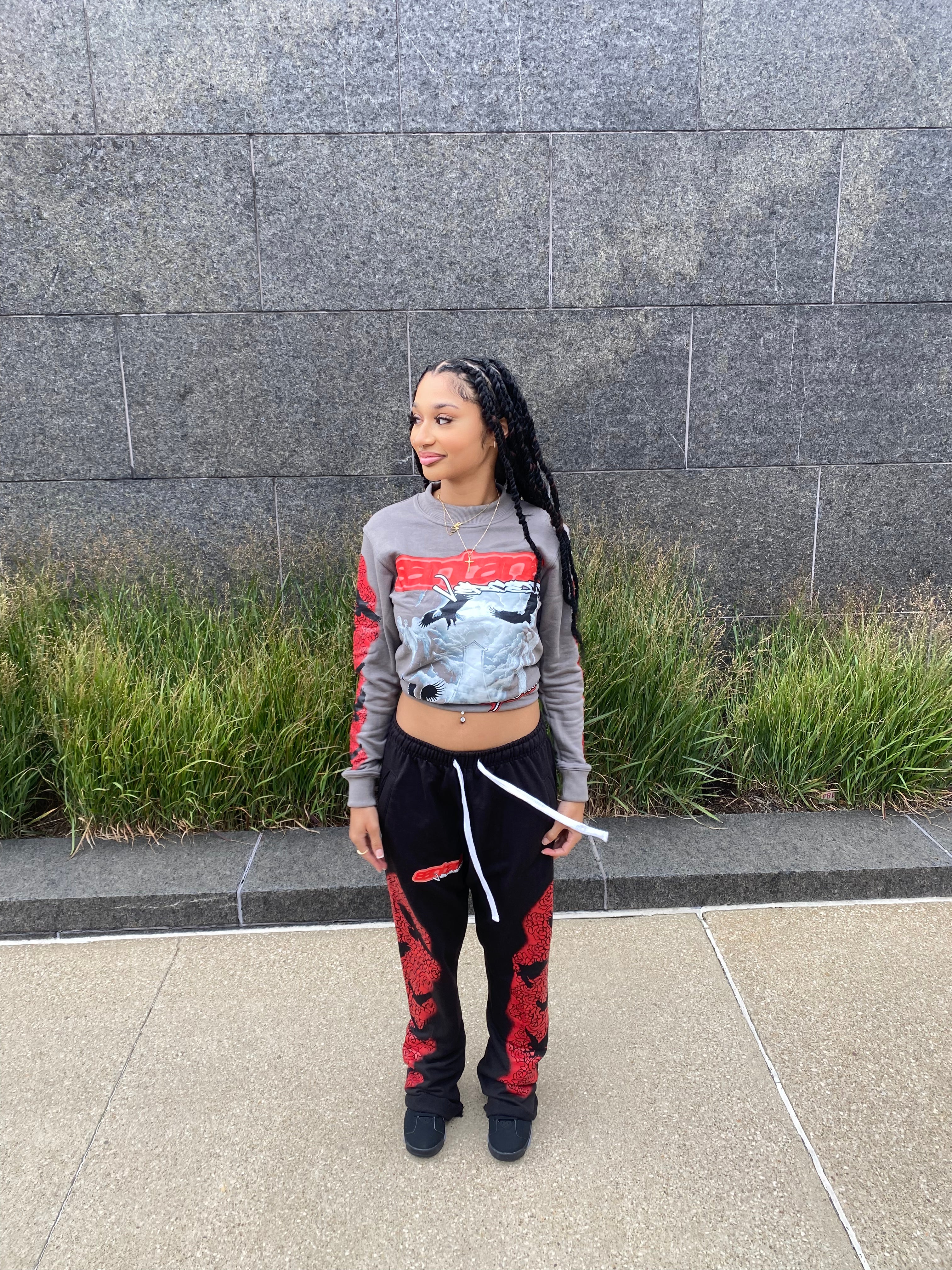 "PainInEveryPiece" LONG SLEEVE SHIRT
