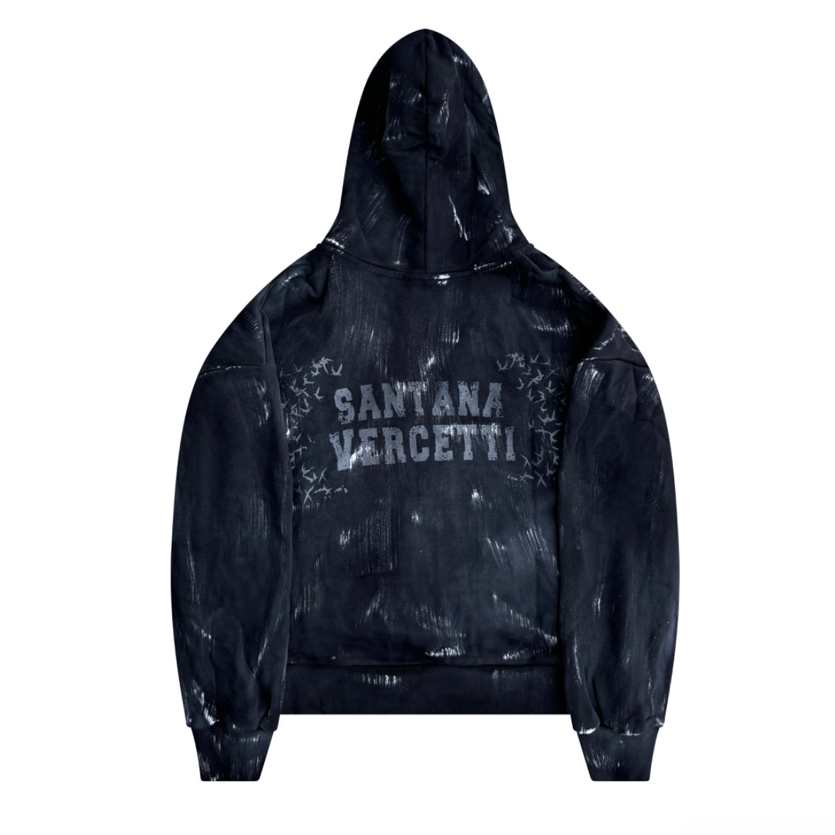 Hand Paint Zip Up Jacket