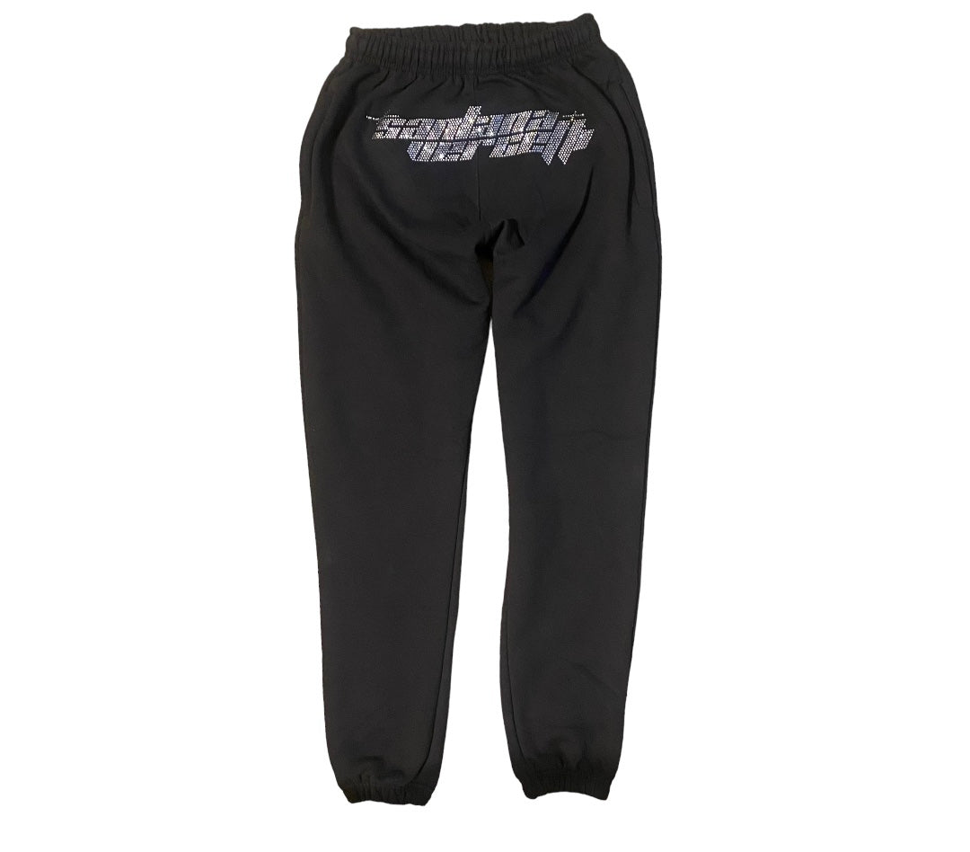 Rhinestone Logo Sweatpants